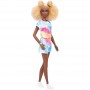 BAMBOLA 30 CM BARBIE FASHIONISTAS 180 CON BORSETTA MATTEL HBV14