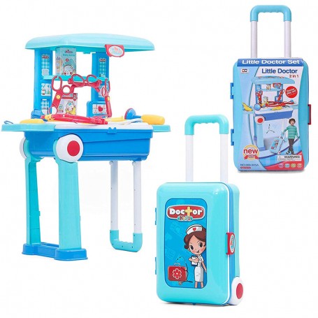 TROLLEY PICCOLO DOTTORE 2 IN 1 CON ACCESSORI LA GIRAFFA 925A