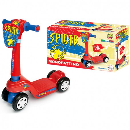 MONOPATTINO JUNIOR 4 RUOTE PIEGHEVOLE IN PLASTICA SPIDER GVC0005