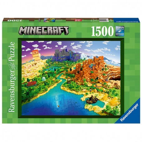 PUZZLE 1500 PEZZI IL MONO DI MINECRAFT RAVENSBURGER 171897