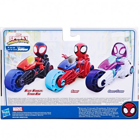 VEICOLO CON PERSONAGGIO MARVEL SPIDEY 10 CM SPIDERMAN HASBRO F7459