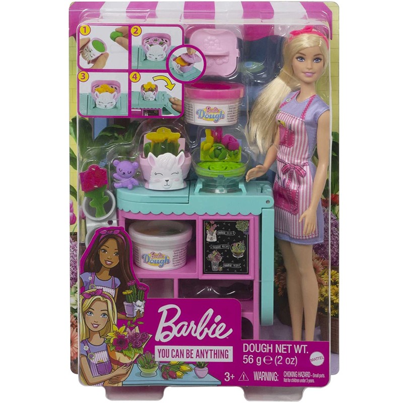 BAMBOLA BARBIE YOU CAN BE ANYTHING FIORISTA 30 CM CON ACCESSORI MATTEL GTN58