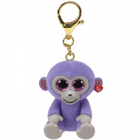 PELUCHE PORTACHIAVI 12 CM MINI BOOS CLIPS PANDA GRAPES TY T25070