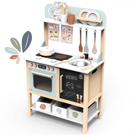 SET CUCINA IN LEGNO CON 20 ACCESSORI SPEEDY MONKEY 3001