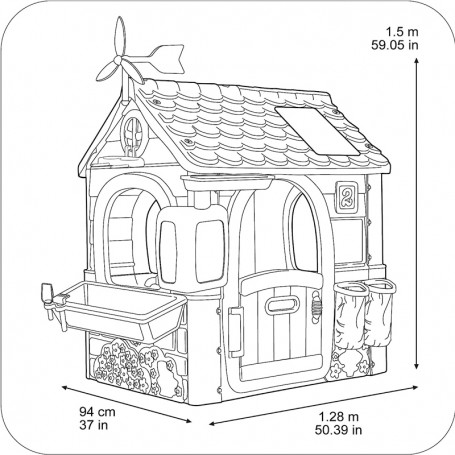 Feber- Casa Eco House per Bambini/e Amanti della Natura