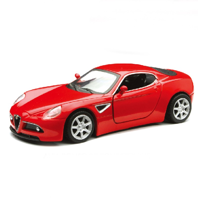 MODELLINO AUTO ALFA ROMEO 8C COMPETIZIONE ROSSO 1:32 DIE-CAST NEWRAY 51193