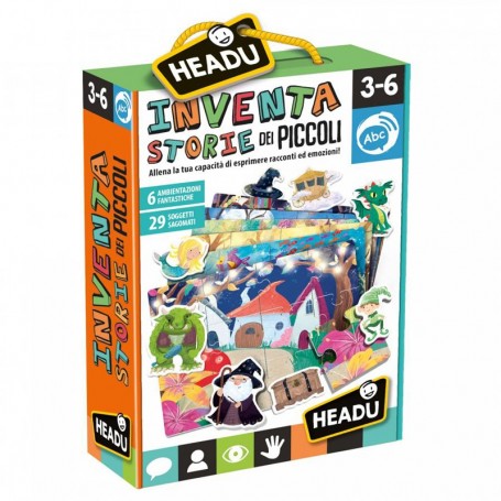 INVENTA STORIE DEI PICCOLI GIOCO EDUCATIVO HEADU IT22236