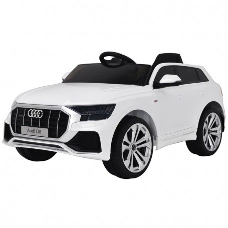 Auto Elettrica Per Bambini Audi Q8 Bianco Carrara 12v Con R C 2 4 G